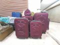 5 pcs luggage suitcase set 4 wheels 360 rotate. 