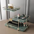 household products Makeup Storage Rack, Cosmetic Storage Shelf, Makeup Organizer, Dressing Table, Makeup and Perfume Organizer, 3 Floors, for Dressing Table, Countertop,. 