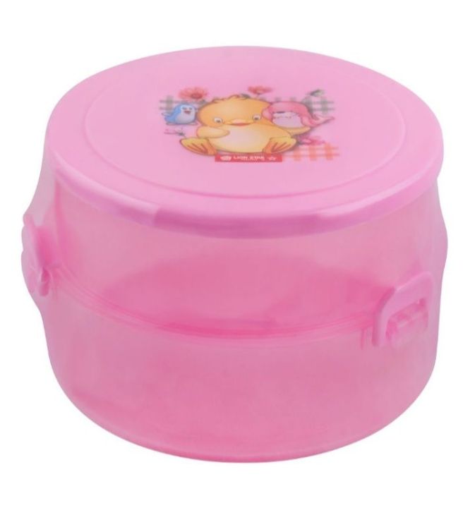 Pink Lunch Box For school . Made In Indonesia