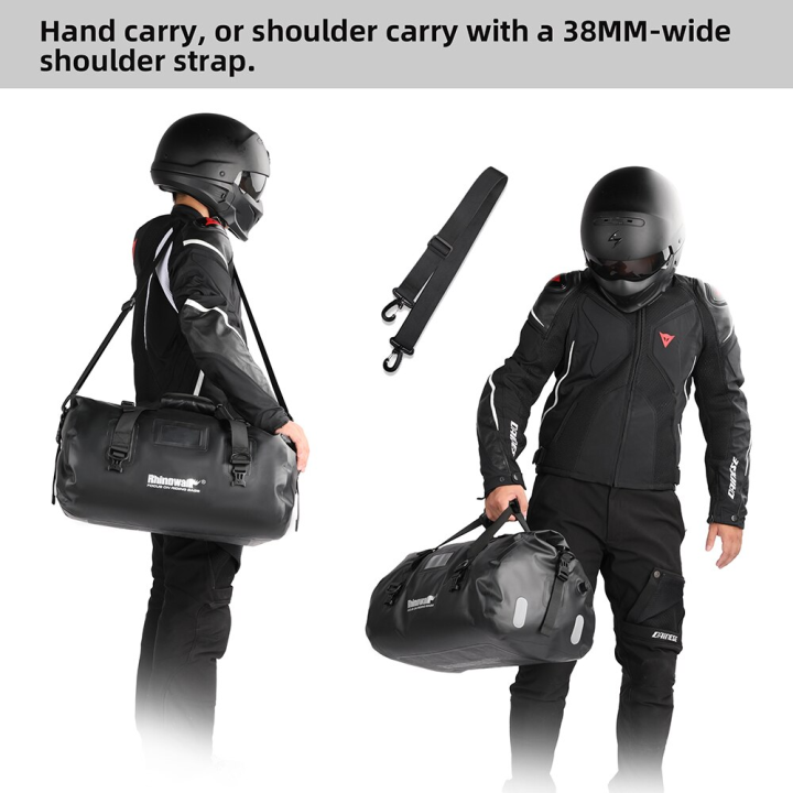 Rhinowalk%20Motorcycle%20Bag%2045L%20Waterproof%20PVC%20Tail%20Saddle%20Bag%20Durable%20Dry%20Luggage%20Outdoor%20Bag%20Motorbike%20Rear%20Seat%20Bag%20Accessory%20-%20Image%205