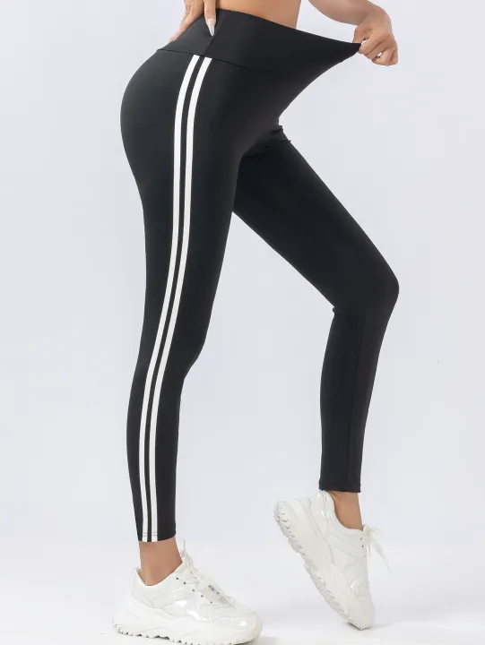 Side-Striped%20Yoga%20Pants%20High%20Waist%20Buttocks%20Abs%20Fast%20Dry%20Breathable%20Slim%20Pants%20-%20Image%205