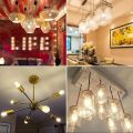 Retro Edison LED Globe Light Bulb G45 4W  E27 2700K  Led Filament Bulb 220v for Garden String Pendant Light Decoration. 