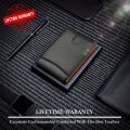 PU Leather  Slim Smart Wallet for Men with Money Credit Card Clip Mini RFID Blocking Leather Mens Thin Wallet Card Holder. 