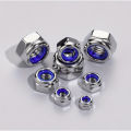 210/150pcs Stainless Steel Hex Lock Nuts, Anti-Slip Self-Locking M3-M8/M4-M6 Assortment for Industrial/Construction/Automotive. 