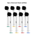 Replacement Toothbrush Heads For Oral B Braun Electric Toothbrushes, Black Bamboo-Charcoal Infused Bristles Refills For Oralb.