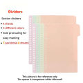 A5/B5/A4 Binder Notebooks Loose Leaf Replaceable Inner Refill with Divider Metal Ring Journal for Student Office School Supplies. 