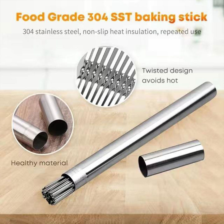 20%20Pcs%20Reusable%20Barbecue%20Skewer%20Rotatable%20Flat%20Metal%20Barbecue%20Skewers%20for%20Garden%20Courtyard%20Barbecue%20-%20Image%205