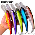 1pc 20cm Floating Fishing Lure with Hooks - Lifelike Artificial Bait for Freshwater and Saltwater Fishing.