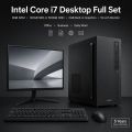Intel Core i7 RAM 8GB SSD 120GB OR HDD 500GB Graphics 2GB built in and Monitor19" Gaming PC Windows 10 64 Bit NEW Desktop Computer Full Set.