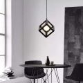 New Square Cube Hanging Light , Ceiling Light , Ceiling Lamp, Pendant Lamp, Pendant Light For Home, Office, TV Lounge, Bed Room, Led Light, Led Bulb, Filament Bulb (BULB NOT INCLUDED). 