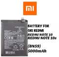 Xiaomi Redmi Note 10/Note 10s Battery BN59 Battery 5000mAh High Quality A Grade. 