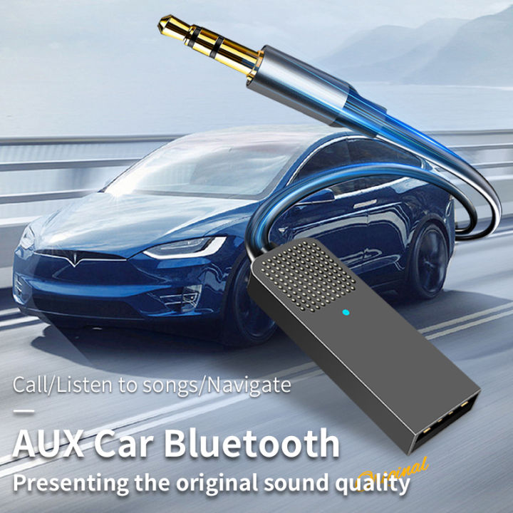 Bluetooth%205.5%20Car%20Kit%20AUX%20Audio%20Receiver%20USB%20To%203.5mm%20Hifi%20Stereo%20Music%20Navigation%20Handsfree%20With%20Mic%20Wireless%20Adapter%20Transmit%20-%20Image%202