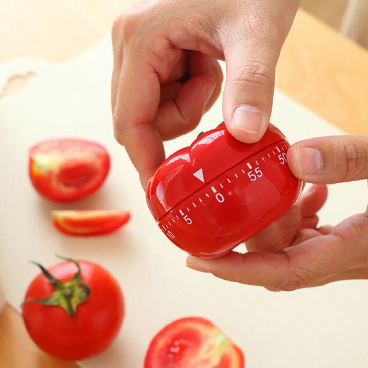 Tomato Timer Electronic Kitchen Timer Reminder Pomodoro Mechanical Countdown Alarm Kitchen Cooking Tool Game Timer Timer Clock