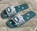 New Cute Design Silicone Upper Flat Slipper Sandals for Girls & Womens. 