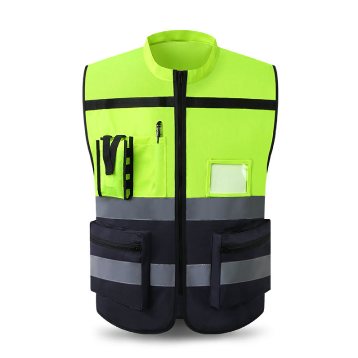 High Visibility Reflective Vest Working Clothes Motorcycle Cycling