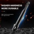 5Pcs/7PCs High-Efficiency Universal Drill Bit, Hexagonal Shank Cross Reaming Triangle Drill Bit, Glass Ceramic Woodworking Elect. 