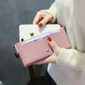C & K long wallet women leather wallet. 