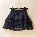 Short skirt white lace cake skirt skirt skirt female summer high waist thin a line skirt princess puffy skirt. 