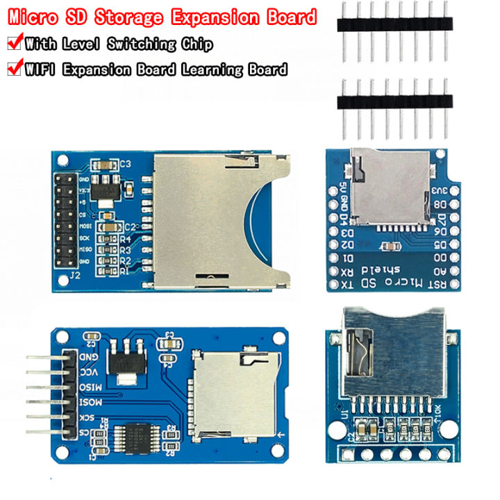 Micro SD Storage Expansion Board D1 Mini TF Card Module Mini Micro SD ...