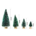 5/8pcs Mini Christmas Trees Small Artificial Christmas Tree Ornament Cedar Pine Sisal Tabletop Merry Christmas Party Decoration. 