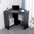 Corner computer table, Office table ,Computer table with bottom Shelves for books storage. 