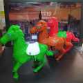 Clockwork jumping horse Simulation animal plush jumping stail children's toys -1pcs. 