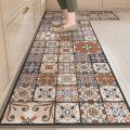 VIKAMACrystal Velvet Kitchen Carpets Oil-Proof And Water-Proof Floor Mats, Household Washable, Long, Dirt-Resistant   Home Decor. 