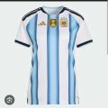 A3H Premium Polyester Round Neck Jersey for Men-Comfortable ARGENTINA World Cup Fan Version Jersey 2025-26.