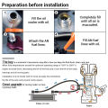 WLR - Aluminum Universal Engine transmission AN10 Oil Cooler 10 rows With 10An Female to AN6 AN8 Male Adaptter Fitting WLR7010. 