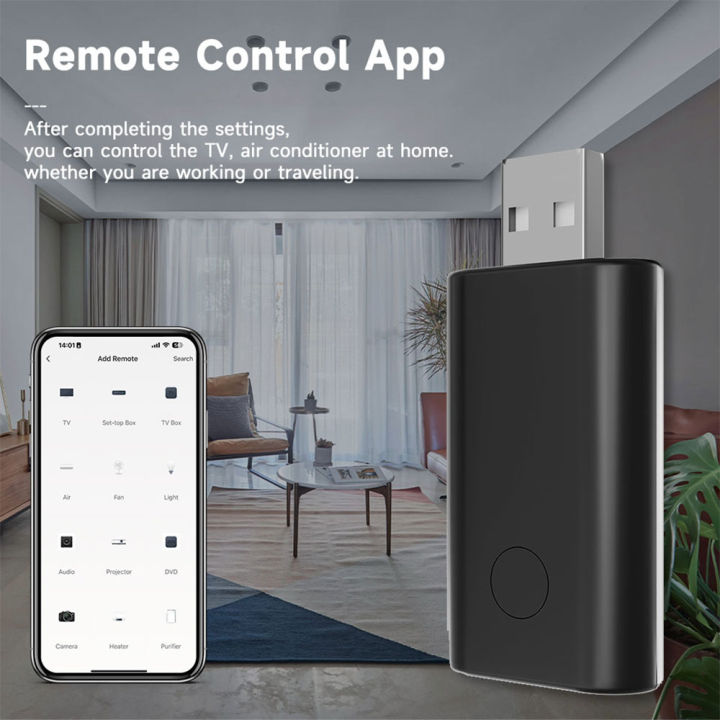 WiFi%20IR%20Remote%20Controller%2012m%20Max%20Transmission%20Range%20360%C2%B0%20Full%20Coverage%20Tuya%20IR%20USB%20Infrared%20Transmitter%20for%20TV%20AC%20Fan%20Light%20-%20Image%202