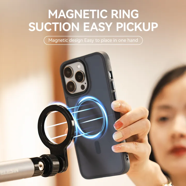 TELESIN%20Universal%20Magnetic%20Mobile%20Phone%20Quick%20Release%20Photography%20Stand%20Holder%20Aluminium%20alloy%20Phone%20Stand%20For%20Smart%20phone%20-%20Image%207