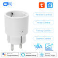Smart Plug WIFI EU 10A Smart Socket With Timed countdown Voice Control Works Whit Alexa Google Home Alice. 