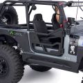 CNC Aluminum Half Doors for Axial SCX10 III CJ-7 1/10 Crawler CarTube Style Rock Rails & Door Set (AXI03008). 