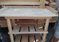 Wooden Gas burner table Kitchen Table. 