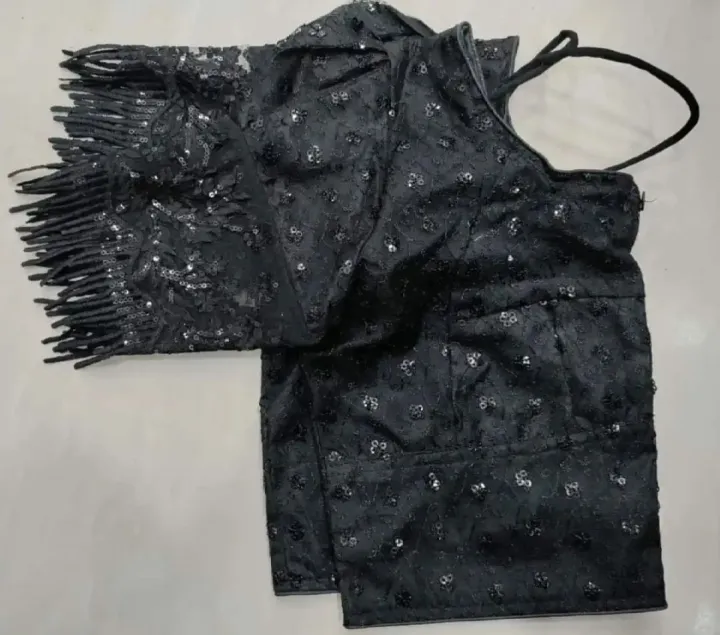 Trendy%20Fashionable%20Georgette%20Readymade%20Blouse%20For%20Women%20-%20Image%204