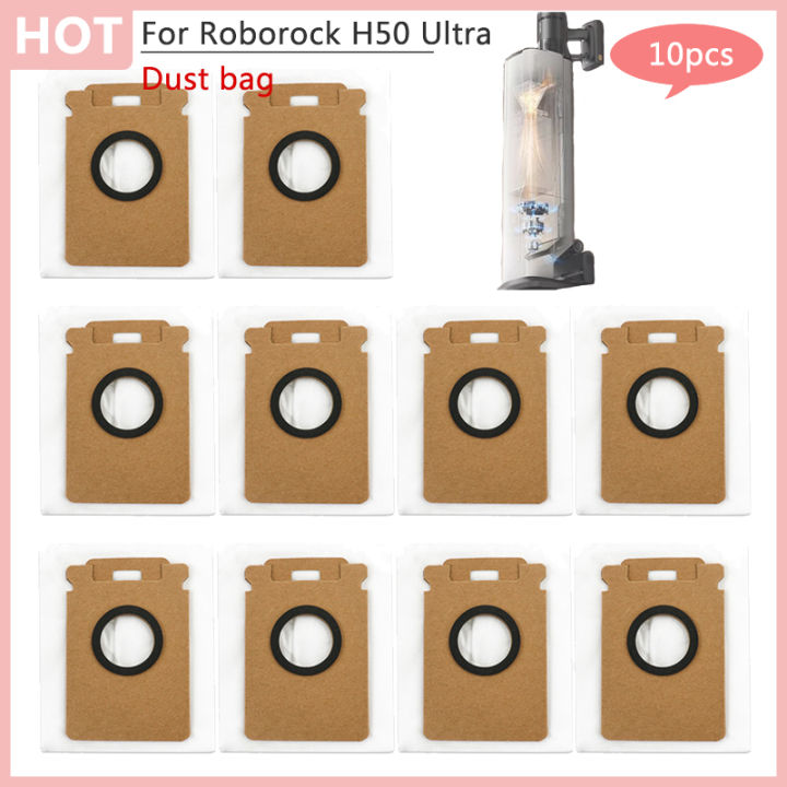 Replacements Automatic Dust Bag Spare Parts For Roborock Home Accessories H50 Ultra Dust Bags Handheld Wireless Vacuum Cleaner