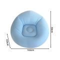 Portable Inflatable Sofa Soft Indoor Bedroom Lounge Bean Bag Chair Outdoor Camping Lazy Seat Round Single Inflatable Sofa.