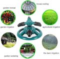 Automatic Lawn Water Sprinkler 360 Degree 3- Arm Rotating Sprinkler System. 