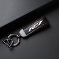 Keychain Motorcycle High-Grade Leather Keyring For Yamaha YZF-R7 YZF-R3 YZF-R6 YZF-R15 YZF-R25 YZF R7 R1 R1M R3 R6 R15 R25 R125.