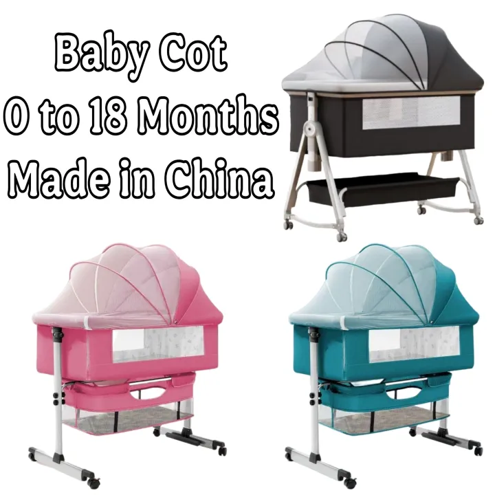 Newborn%20Baby%20Boy%20Girl%20Foldable%20Portable%20Crib%20Cot%20Cradle%20-%20Image%202