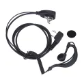 2/1PCS 2 PIN Earpiece Headset PTT MIC 1m Ear Hook Walkie Talkie Earbud Interphone Earphone Earpiece for BAOFENG UV5R/KENWOOD/HYT. 