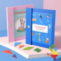 Wooden Jigsaw Magnetic Tangram Puzzle Book Educational Toys For Children Baby Kid Portable Montessori Learning Intelligence. 