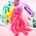 All 18 colors pocket keychain octopus plush new octopus keychain zy. 