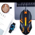 T-Wolf V1 RGB Breathing Light Gaming Mouse 1200DPI. 