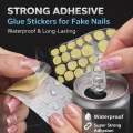 Nails glue super strong 24 pc adhesive sticker sheet long lasting waterproof fake nails adhesive glue nail glue sticker glue for nails sticker glue.