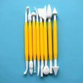Definite Art Air Hardening Modelling White Clay with Modelling Sculpting Tools (8 Double Headed Tools). 