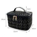 2026 New Women's Bag Knitted Style Makeup Bag Portable Portable Portable Makeup Bag Fashionable Large Storage Bag BX100.