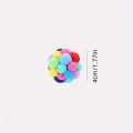 1/3PCS Cat Toys Cat Plush Ball Toy Pet Elastic Bell Ball Self Hi Ball Playing Cat Colorful Woolen Ball.