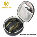 YHKEMA Shockproof Hard Carrying Case Travel Bag For Howard Leight Impact Sport Sound Amplification OD Electric Earmuff. 
