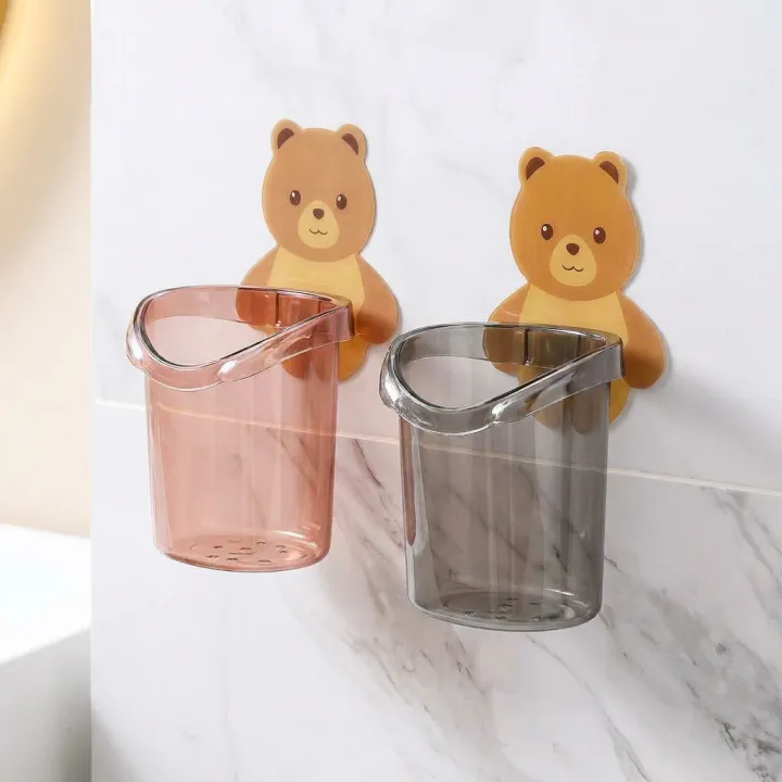 Toothbrush%20Holder%20Cute%20Bear%20Storage%20Rack%20Wall-mounted%20Bathroom%20Accessories%20Set%20Tooth%20Brush%20Stand%20Shelf%20Bathroom%20Accessories%20-%20Image%202